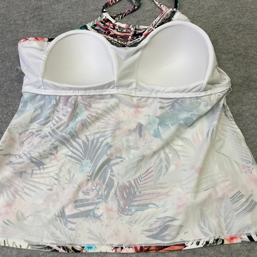 Lot of 2 Leilani Plus Raisins Curve Tankini Tops Size 24W Floral Geometric NWT - Picture 12 of 16